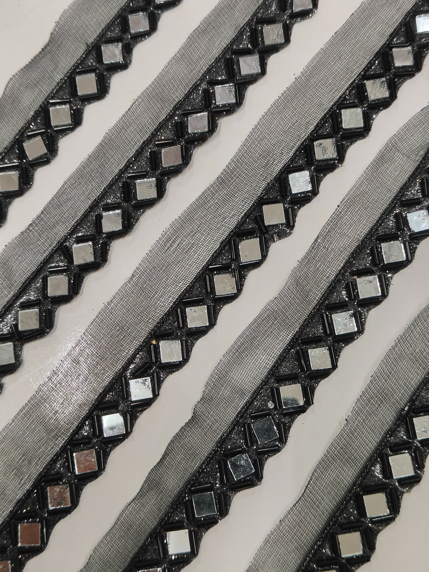A New Mirror Lace In Black Color. - Image 2