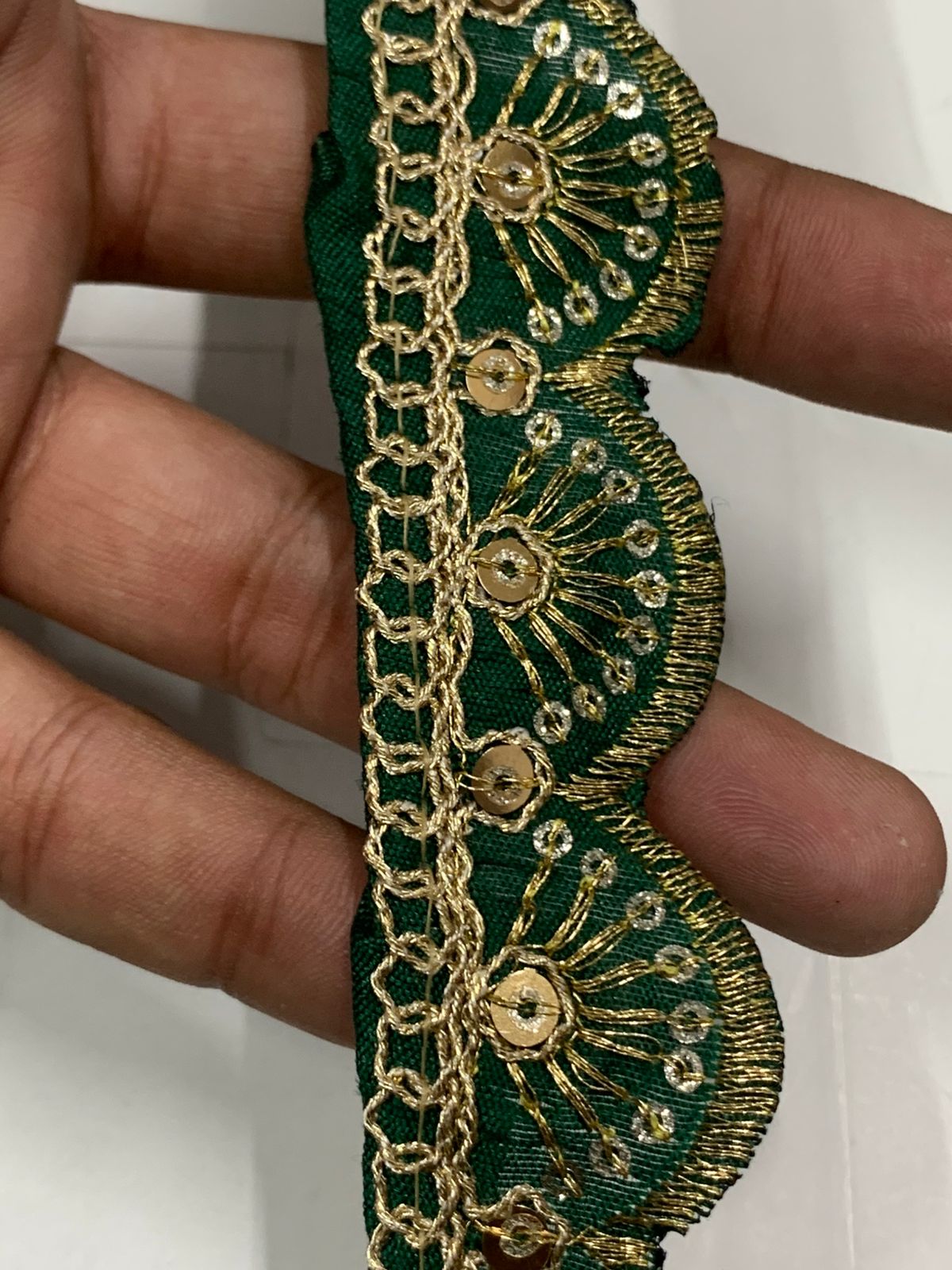 New Lace In Black Color In 1 Inch Size And 9 Meters Length Embroidery Lace. - Image 3